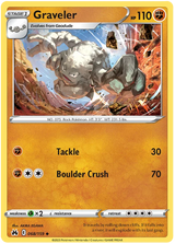 Graveler Crown Zenith Pokemon Card Single