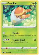 Grubbin Crown Zenith Pokemon Card Single