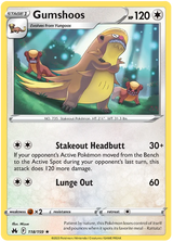 Gumshoos Crown Zenith Pokemon Card Single