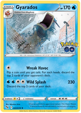 Gyarados Pokemon GO Card Singles 022/078