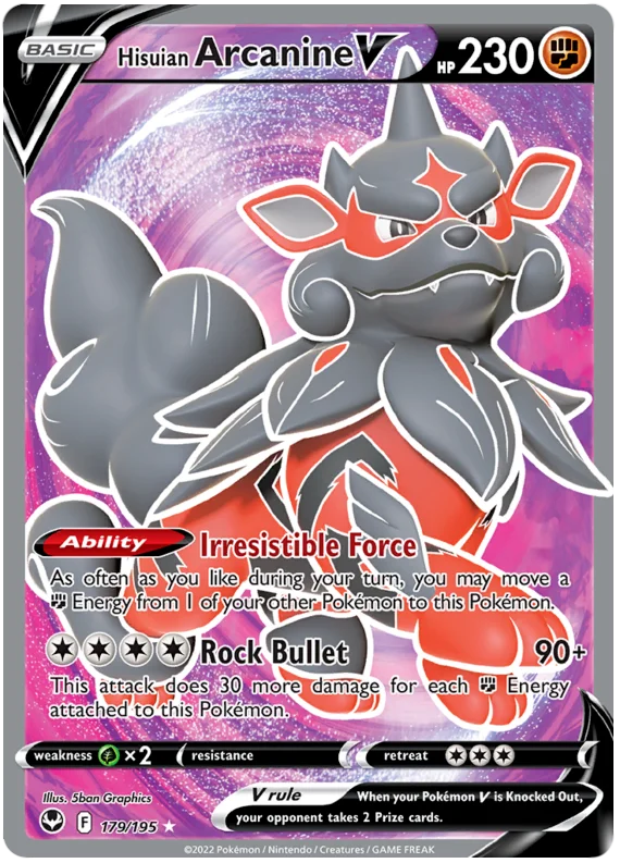 Hisuian Arcanine V (Full Art)