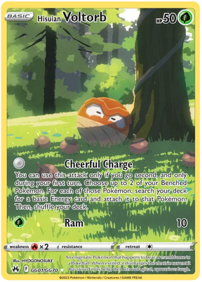 Hisuian Voltorb Crown Zenith Galarian Gallery Pokemon Card Single