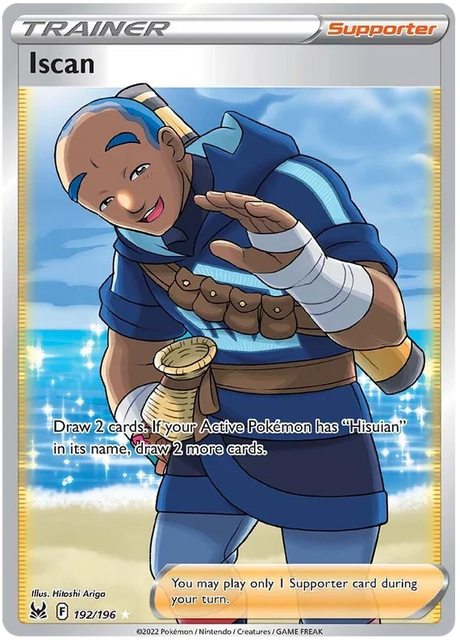 Iscan (Full Art) Lost Origin Pokemon Single Card 192/196