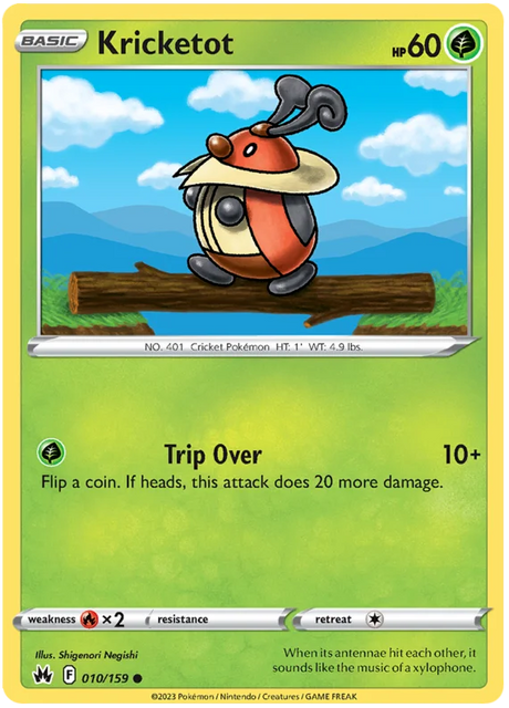 Kricketot Crown Zenith Pokemon Card Single