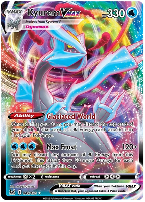 Kyurem VMAX Lost Origin Pokemon Single Card 049/196