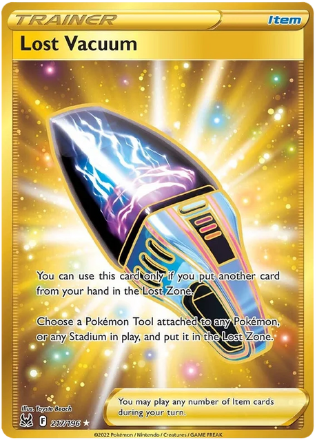 Lost Vacuum (Secret) Lost Origin Pokemon Single Card 217/196