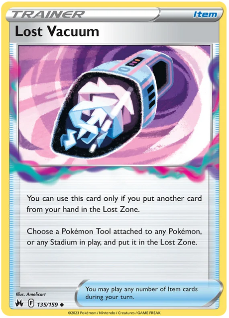 Lost Vacuum Crown Zenith Pokemon Card Single