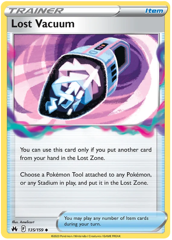 Lost Vacuum Crown Zenith Pokemon Card Single