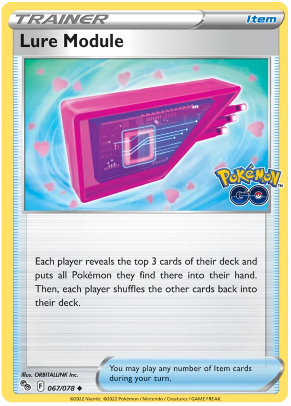 Lure Module Pokemon GO Card Singles 067/078