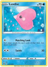Luvdisc Lost Origin Pokemon Single Card 038/196