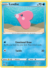 Luvdisc Crown Zenith Pokemon Card Single