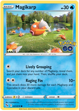 Magikarp Pokemon GO Card Singles 021/078
