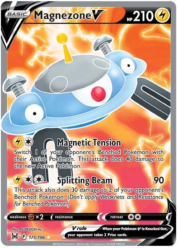 Magnezone V (Full Art) Lost Origin Pokemon Single Card 175/196