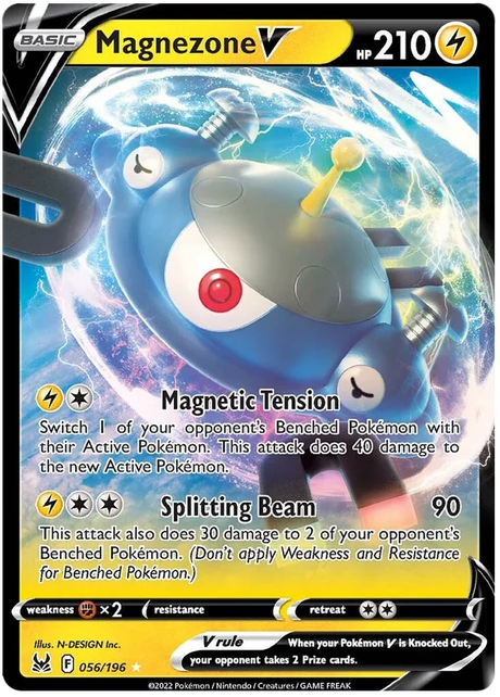 Magnezone V Lost Origin Pokemon Single Card 056/196