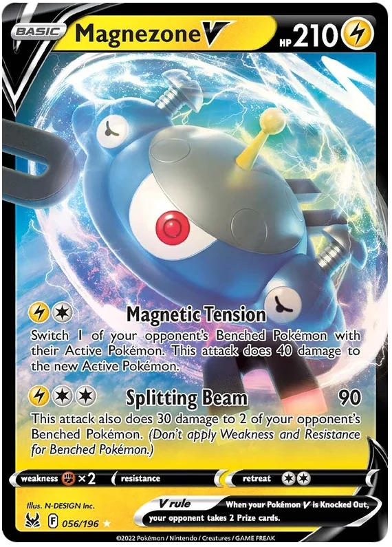 Magnezone V Lost Origin Pokemon Single Card 056/196