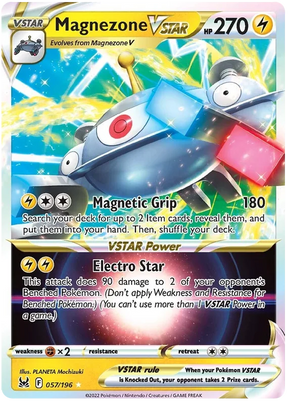 Magnezone VSTAR Lost Origin Pokemon Single Card 057/196