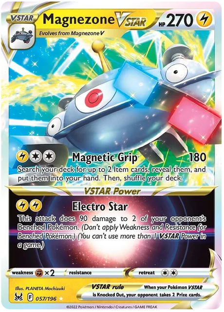Magnezone VSTAR Lost Origin Pokemon Single Card 057/196