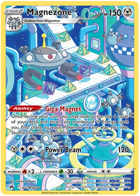 Magnezone Crown Zenith Galarian Gallery Pokemon Card Single