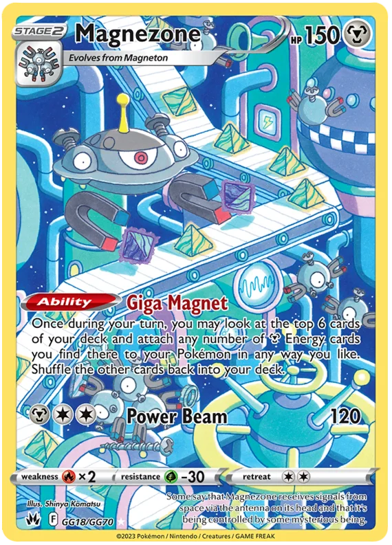 Magnezone Crown Zenith Galarian Gallery Pokemon Card Single