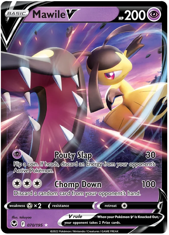 Mawile V Silver Tempest Pokemon Single 070/195