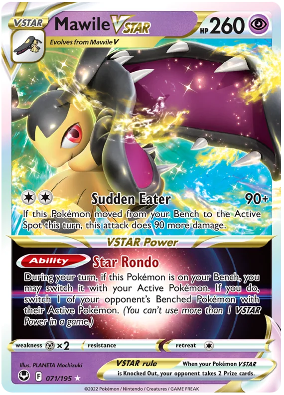 Mawile VSTAR Silver Tempest Pokemon Single 071/195