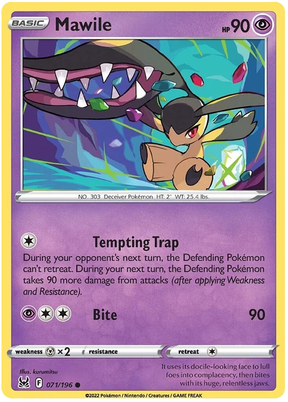Mawile Lost Origin Pokemon Single Card 071/196