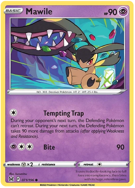 Mawile Lost Origin Pokemon Single Card 071/196