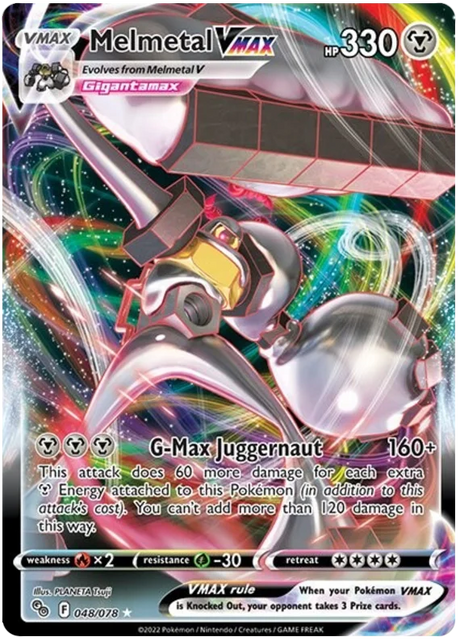 Melmetal VMAX Pokemon GO Card Singles 048/078