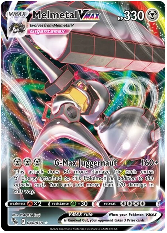 Melmetal VMAX Pokemon GO Card Singles 048/078
