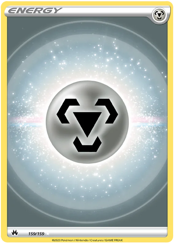 Metal Energy Textured Full Art Crown Zenith Pokemon Card Single