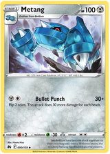Metang Crown Zenith Pokemon Card Single