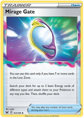 Mirage Gate Lost Origin Pokemon Single Card 163/196
