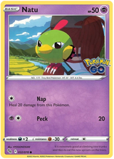 Natu Pokemon GO Card Singles 032/078