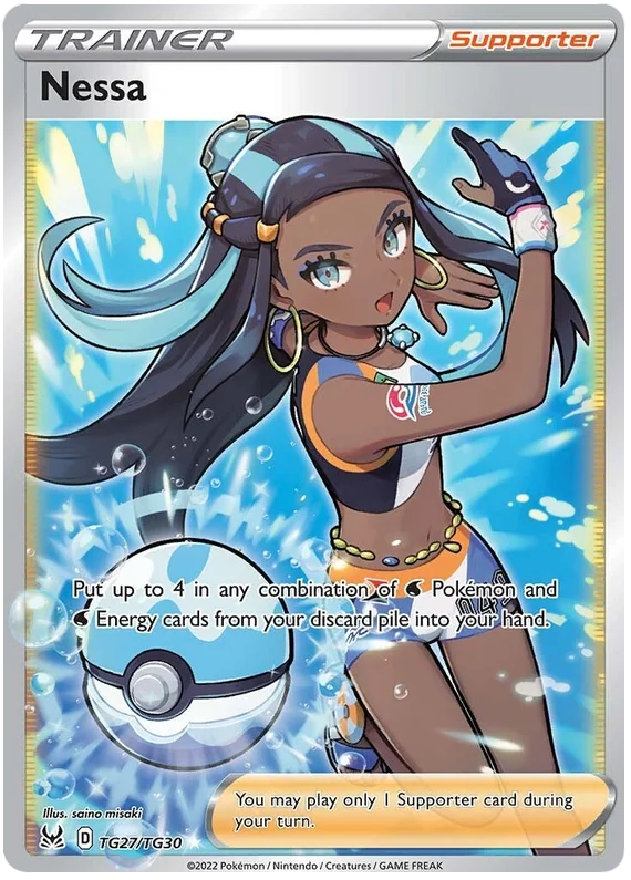 Nessa Lost Origin Trainer Gallery Pokemon Single Card TG27/TG30