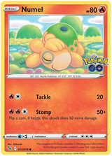 Numel Pokemon GO Card Singles 013/078