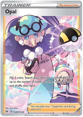 Opal Lost Origin Trainer Gallery Pokemon Single Card TG28/TG30