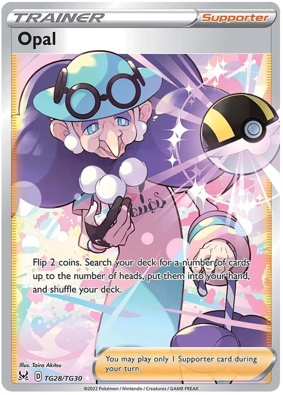 Opal Lost Origin Trainer Gallery Pokemon Single Card TG28/TG30
