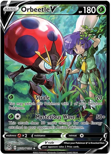 Orbeetle V Lost Origin Trainer Gallery Pokemon Single Card TG12/TG30