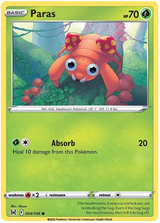 Paras Lost Origin Pokemon Single Card 004/196