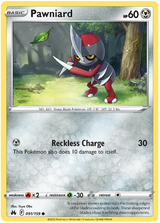 Pawniard 091 Crown Zenith Pokemon Card Single