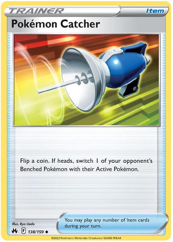 Pokemon Catcher Crown Zenith Pokemon Card Single