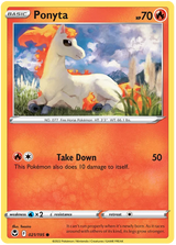 Ponyta Silver Tempest Pokemon Single 021/195