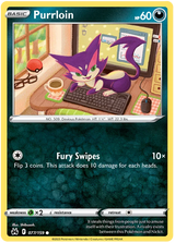 Purrloin Crown Zenith Pokemon Card Single