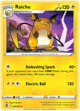 Raichu Silver Tempest Pokemon Single 050/195