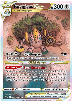 Regigigas VSTAR Crown Zenith Galarian Gallery Pokemon Card Single