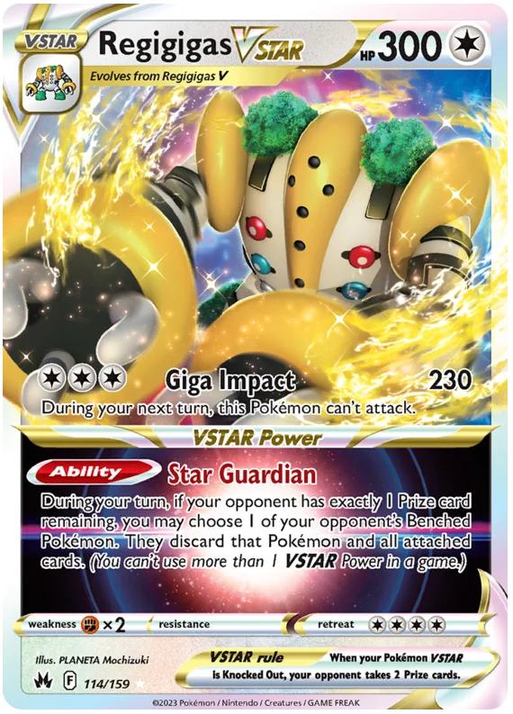 Regigigas VSTAR Crown Zenith Pokemon Card Single