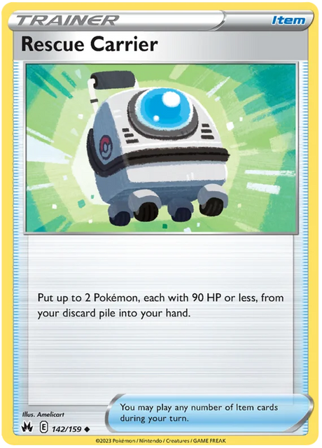 Rescue Carrier Crown Zenith Pokemon Card Single