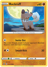 Rockruff Crown Zenith Pokemon Card Single