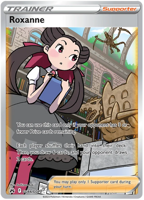 Roxanne Crown Zenith Galarian Gallery Pokemon Card Single