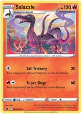 Salazzle Crown Zenith Pokemon Card Single